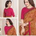 Vinay’s soft Printed Georgette Sharee with beautiful embroidered blouse piece as attached picture